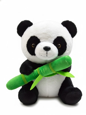 PLUSHIESS BAMBOO PANDA PLUSH TOY ( 45 CM )  - 45 mm(BLACK & WHITE)