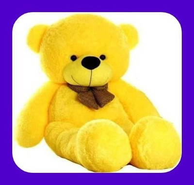Abhinav toys Z_Yellow 4 Feet Teddy Bear Yellow Teddy Bears_cls  - 120 cm(Yellow)