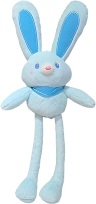 TechMax Solution CUTE BLUE STRETCH EAR BUNNY PLUSH  - 30 cm(Blue)