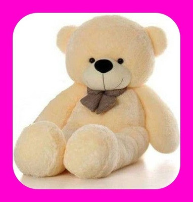 JAI MAA KAMLA New Stuffed Toys Premium quality material 472  - 120 cm(Cream)