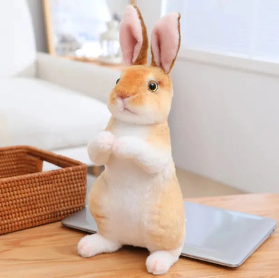 PLUSHJOY Rabbit Soft Stuffed Plush Animal Toy for Kids and Birthday Gift  - 30 cm(Yellow)