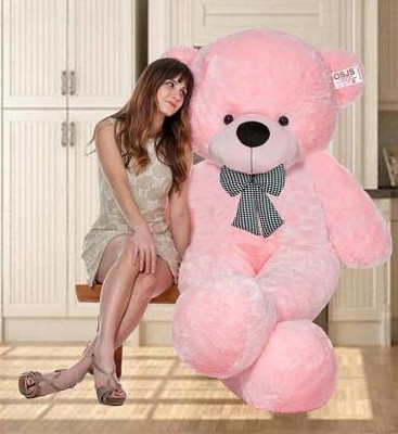 devi traders 3 Feet gift for kids for lover Very Cute Long Soft Hug able American Styleyt409  - 92 cm(baby pink)