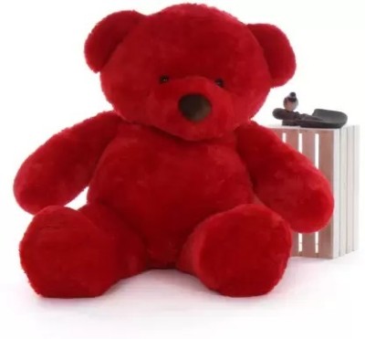 emutz Big Size 4 Foot Cutest Super Quality Teddy Bear A Perfect Birthday Gift  - 120 cm(Red)