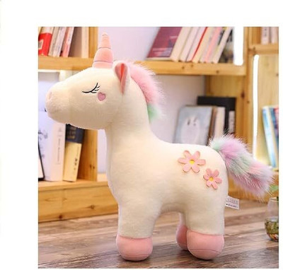 YOKO TOYS SOFT TOYS UNOCORN FOR KIDS  - 30 cm(Multicolor)