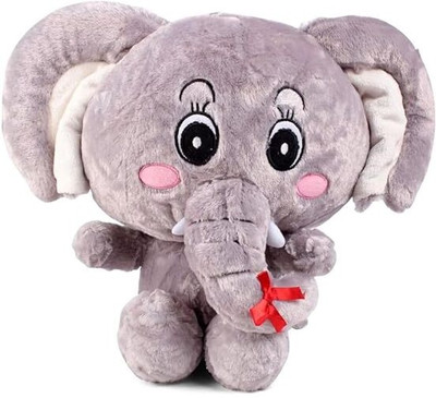 YOKO TOYS SOFT TOYS ELEPHEANT  - 30 cm(Multicolor)