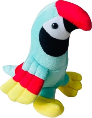 AWSR Cute Plush Random Pattern Parrot Soft Stuffed Bird Toy for Kids  - 27 cm(Multicolor)