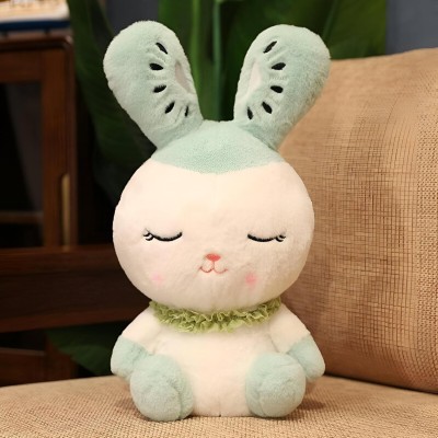 Tickles Rabbit Soft Stuffed Plush Animal Toy For Kids Girls & Boys Birthday Gifts  - 40 cm(Green)