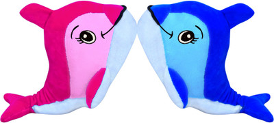 TechMax Solution Blue Dolphin Stuffed Animal Plush Toys  - 30 cm(Blue)