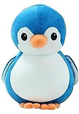 Future shop Cute Penguin Stuff Teddy Bear Plush Soft Toy for Kids Birthday Gift  - 25 cm(Blue)