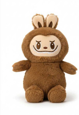 tinytotem Cute Bunny Plush Toy – Original Labubu Doll Real Toy – Brown Labubu  - 20 cm(Brown)