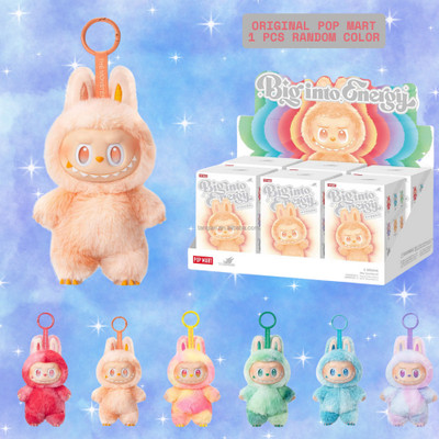 ZOQQI Labubu Cute Bunny Toy Pendant - Blind Box Plush Keychain Gift Key Chain