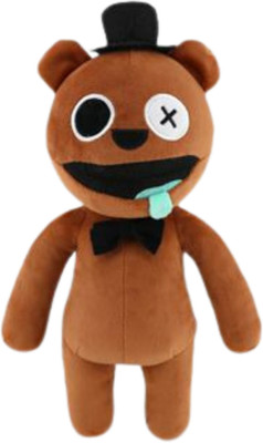 TechMax Solution Round Head Cute Plush Toys  - 30 cm(Brown)