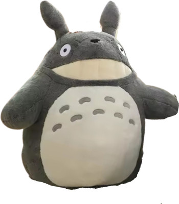 TechMax Solution CUTE GREY WHITE OPEN MOUTH ANIMAL PLUSH TOY  - 30 cm(Grey)