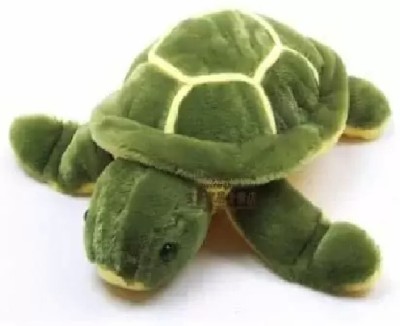 Purple beats Turtle|Tortoise |Stuffed Soft Cute Green Tortoise Plush Toy for Kids for Gifts  - 20 cm(Green, Yellow)