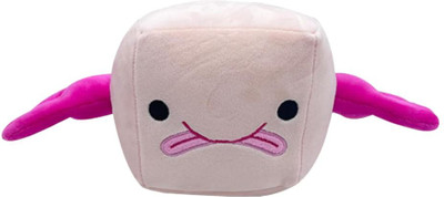 TechMax Solution Cute Square Cutie Sad Plush Soft Toy  - 30 cm(Purple)