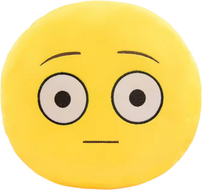 TechMax Solution Nine smile Cute Smiley Pillow Plush Toy  - 30 cm(Yellow)