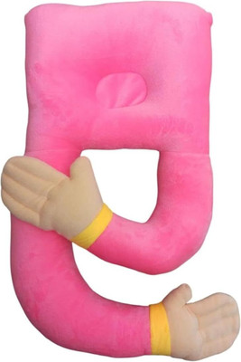 KR Toys Cotton Baby Pillow Pack of 1 Solid Pillow  - 42 cm(Pink)