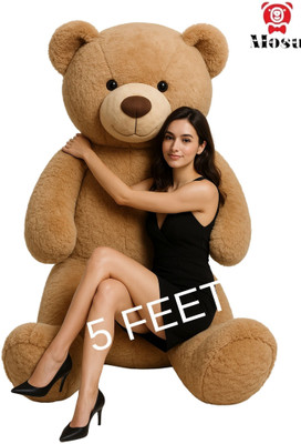MOSU Jumbo 5 Feet Teddy Bear – Soft Plush Toy for Kids & Lovers  - 152 cm(Brown)