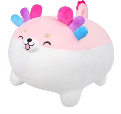 TechMax Solution Axolotl Shiba Inu Plush Toy Anime Axolotl Corgi Kawaii Plush  - 30 cm(White)