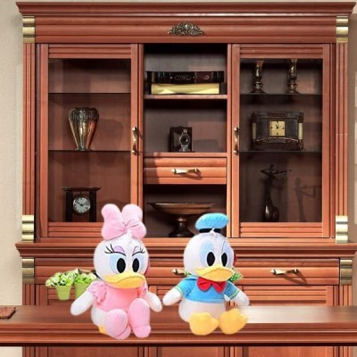 AVS Mr. and Mrs. Donuld Duck Combo Couple Cartoon Toy for Kids(25cm)  - 20 cm(Multicolor)