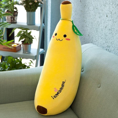 HELLOBEAR Premium Quality Soft Banana Stuffed Toy  - 40 cm(Yellow)