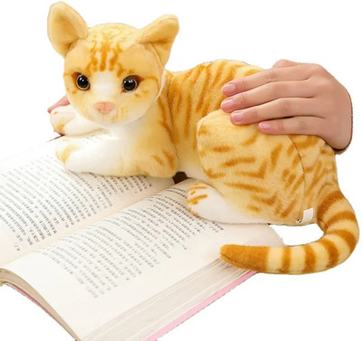 PLUSHJOY Cat Soft Toy for Kids Birthday Gifts Random color ( Pack of 1)  - 32 mm(Orange)