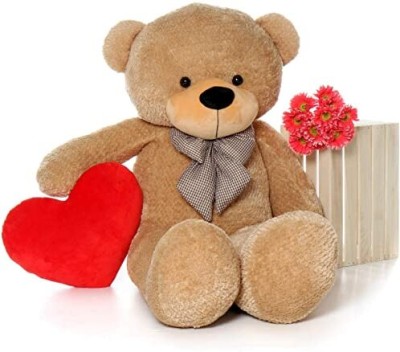 MOSU Soft Stuffed/Fluffy/Huggable Cute Teddy Bear for Kids 5 feet  - 189 cm(Brown)