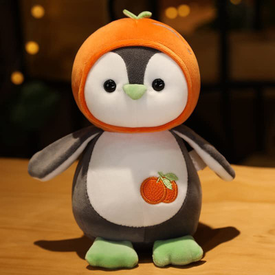 BlingNBeats Penguine Soft Doll Toy – Adorable Plush Rabbit Girl for Kids  - 25 cm(Orange)