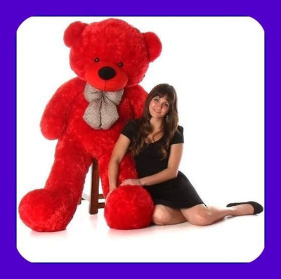 Abhinav toys Z_Best Ever Stuffed Toys 785  - 90 cm(Red)