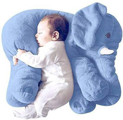 FUN2PLAY Big Size Stuffed Elephant Soft Plush Toy for Baby Girl, Boy & Kids  - 40 cm(Blue)