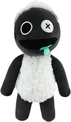 TechMax Solution Round Head Cute Plush Toys  - 30 cm(Black)