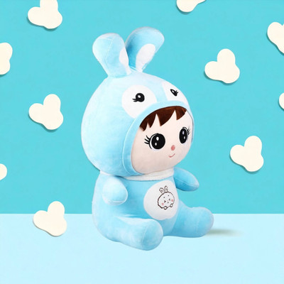 VibeFly Blue doll soft toys  - 30 cm(Blue)