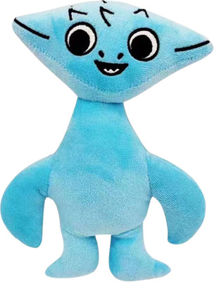 TechMax Solution Soft horror cute face plush soft toys  - 30 cm(Blue)