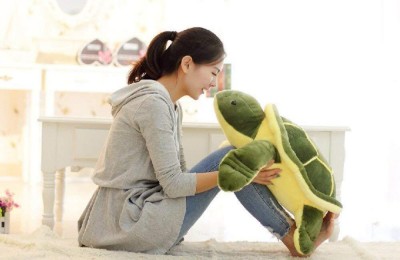 OCTOPUS Stuffed Soft Cute Turtle Toy  - 40 cm(Green)