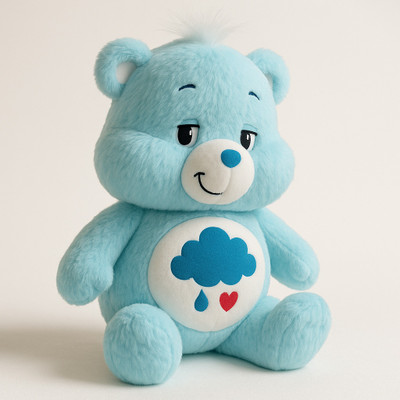 BIZDOM Cloudy Cuddle Bear  - 35 cm(Light Blue)