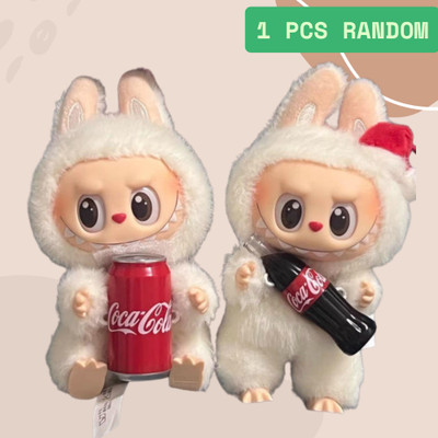BITWEAVE Bunny Surprise Vinyl Box | Coca-Cola Edition Labubu Collectible  - 17 cm(Multicolor)