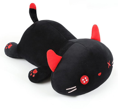 TechMax Solution Cute Kitten Plush Soft Toy  - 30 cm(Black)