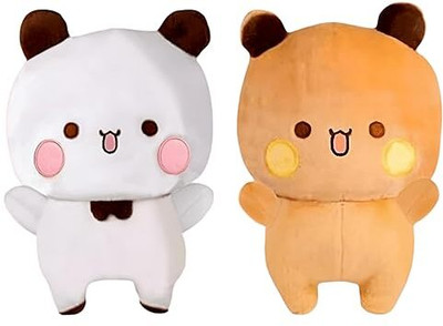 tinytotem Teddy Bear Soft Toy | Birthday Gift for Girls | Stuffed Toys for Kids  - 30 mm(Brown, White)