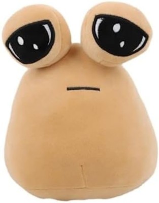 TechMax Solution Cute Alien Stuffed Cute Triangle Plush Toy  - 20 cm(Brown)