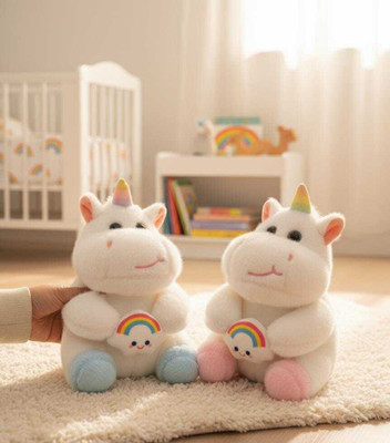 Maniram soft toys unicorn plush soft toy  - 25 cm(Multicolor)