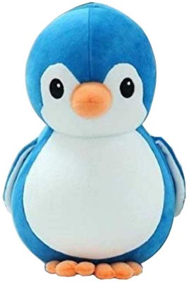 Hug 'n' Feel Penguin Soft Toy 18cm,Cute Plush Kids Animal (Penguin 18 cm) (Blue)  - 18 cm(Blue)