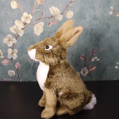 Tickles Cute Rabbit Soft Stuffed Plush Animal Toy For kids Boys & Girls Birthday Gift  - 30 cm(Brown)