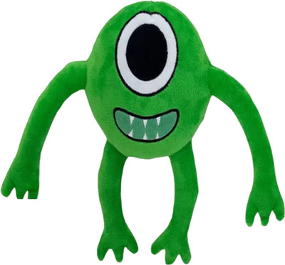 TechMax Solution Soft horror cute face plush soft toys  - 30 cm(Green)