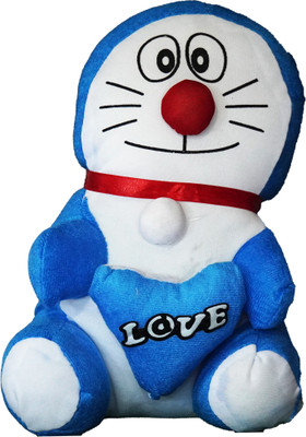 SHOORAJHANTH Doraemon Soft Stuffed Toy  - 26 cm(Blue)