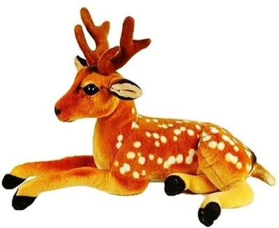 sai ji Deer Animal Soft Plush Toy 30 cm Best Gift Deer  - 30 cm(Brown)