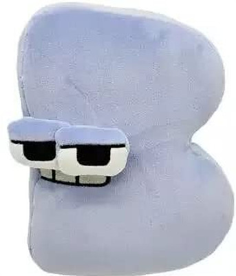 TechMax Solution B from Alphabet Plush Toy  - 30 cm(Purple)