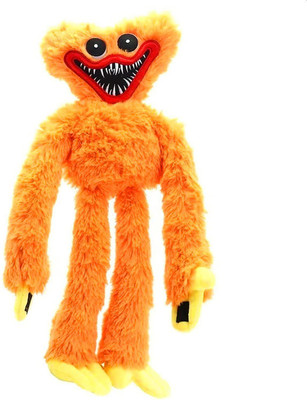 TechMax Solution Poppy Playtime Huggy wuggys Plush Doll Toy Horror Doll Gifts (Orange)  - 17 inch(Orange)