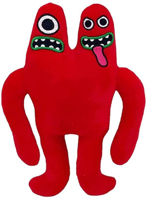 TechMax Solution Red Double Head Cute Plush Toy  - 30 cm(Red)