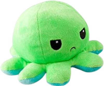 TechMax Solution Reversible Green & Aqua Plush Toy - A Perfect Birthday Surprise  - 30 cm(GREEN & BLUE)