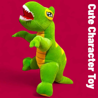 Luipui Dinosaur Cute Character Toy | Premium Stuffed Plush Toy | Perfect Birthday Gift  - 42 cm(Green)